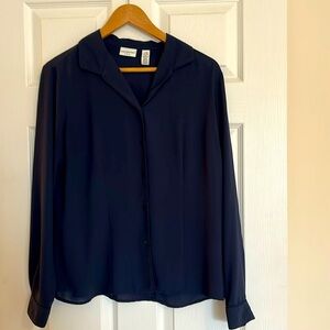 Covington women’s LS blouse, size LARGE